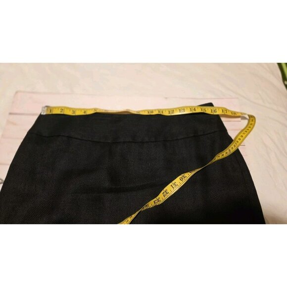 Ralph Lauren Pencil Skirt Womens 8 Linen Knee Length Lined Office Professional - Picture 6 of 9